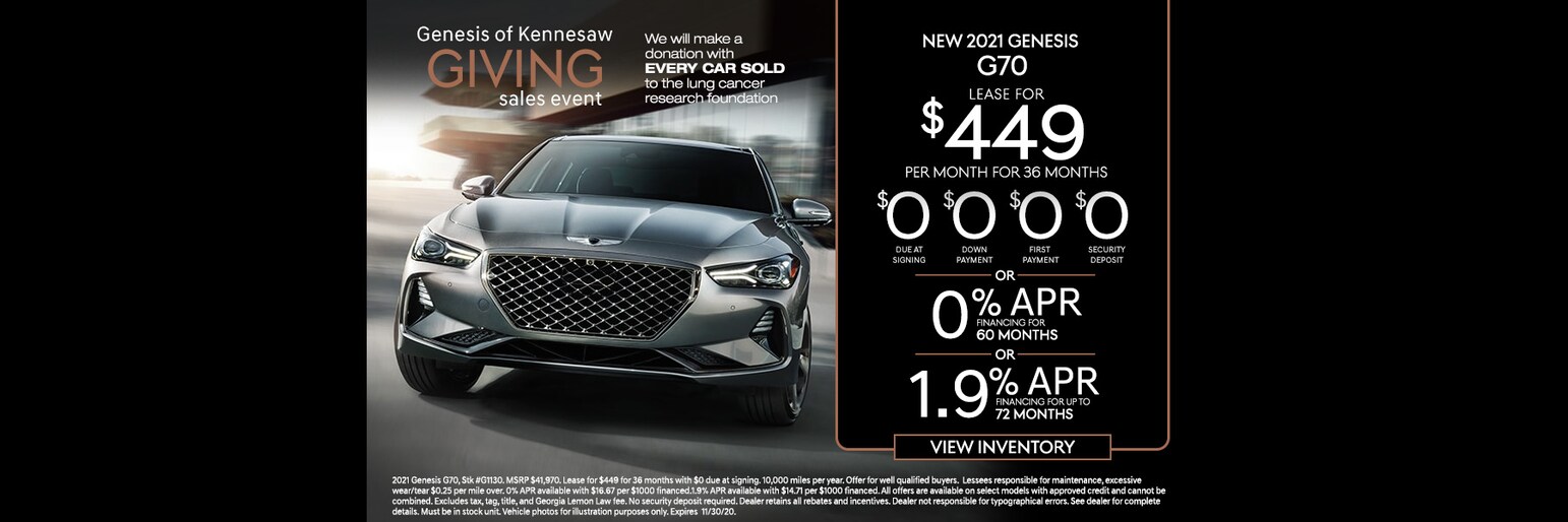 Genesis Dealer in Atlanta, Marietta, Rosewell and Sandy Springs GA