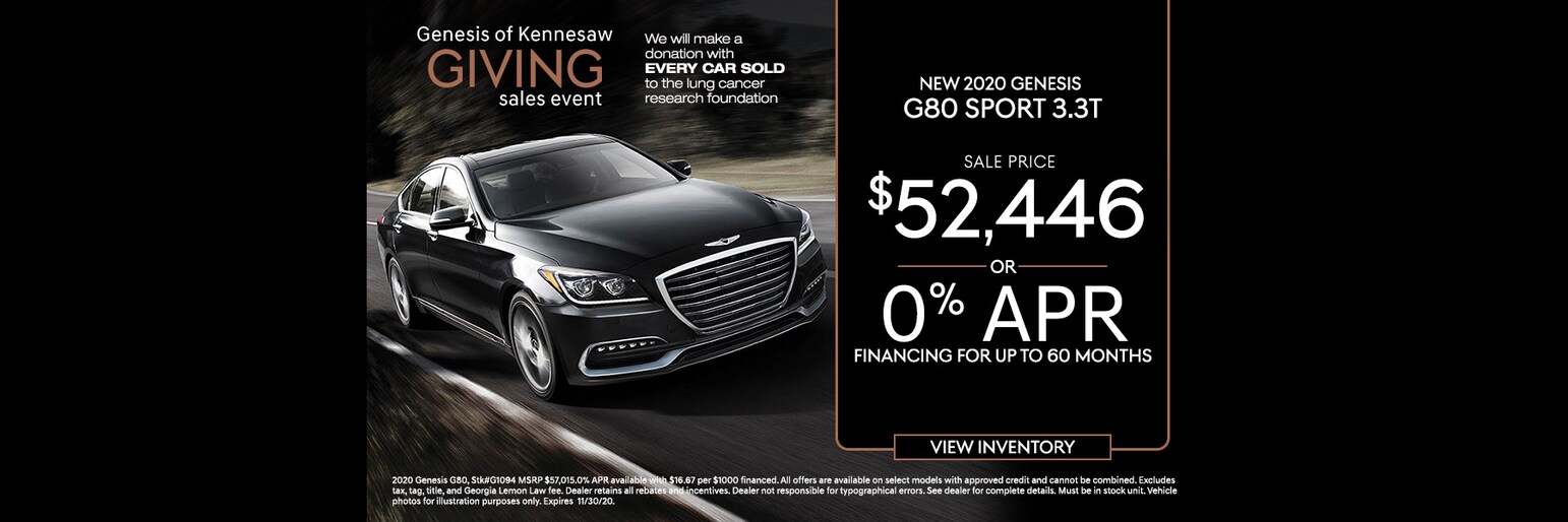 Genesis Dealer in Atlanta, Marietta, Rosewell and Sandy Springs GA