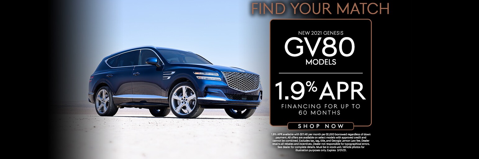 Genesis Dealer in Atlanta, Marietta, Rosewell and Sandy Springs GA