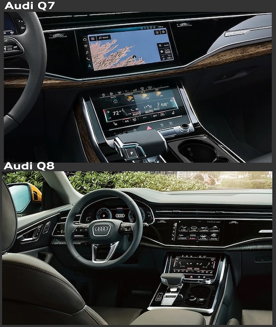 2021 Audi Q7 vs Audi Q8