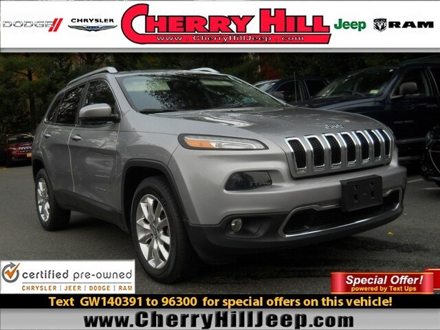 Used 2016 Jeep Cherokee For Sale At Cherry Hill Triplex Vin