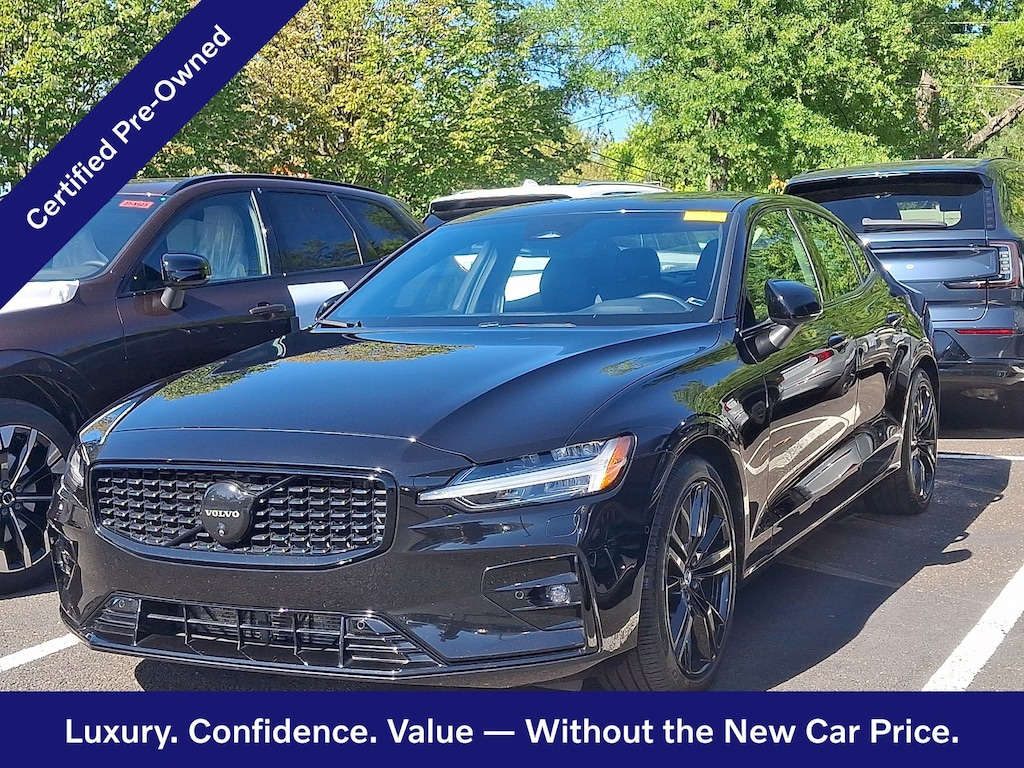 Certified 2024 Volvo S60 B5 Plus Black Edition Sedan