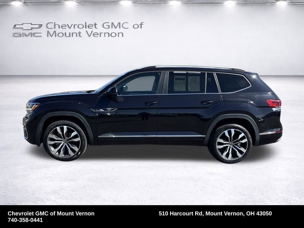 Used 2021 Volkswagen Atlas SEL R-Line with VIN 1V2SR2CA7MC543654 for sale in Mount Vernon, OH