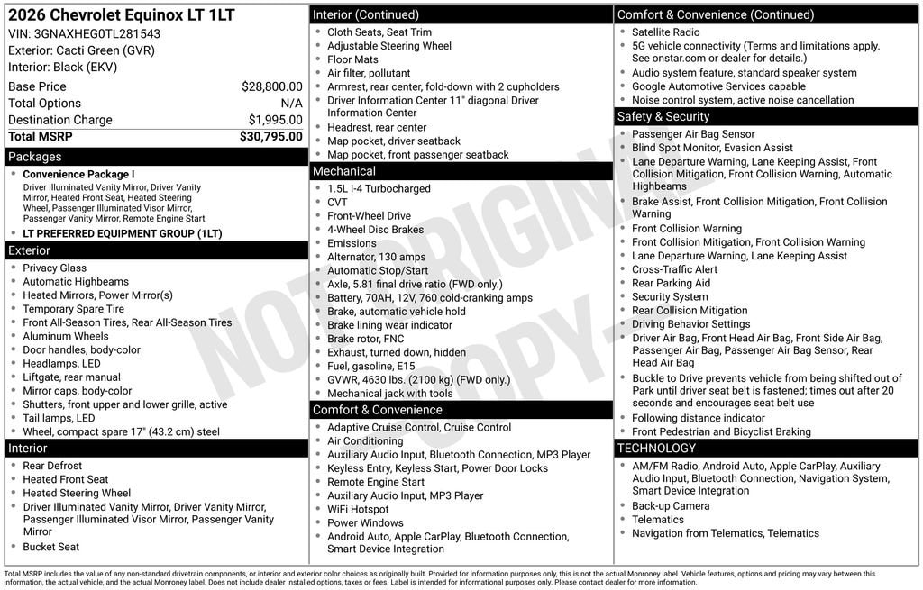 2026 Chevrolet Equinox LT - Photo 10