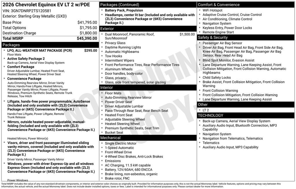 2026 Chevrolet Equinox EV 2LT - Photo 10