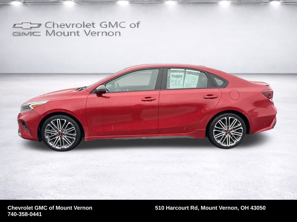 Used 2022 Kia FORTE GT with VIN 3KPF44ACXNE492677 for sale in Mount Vernon, OH