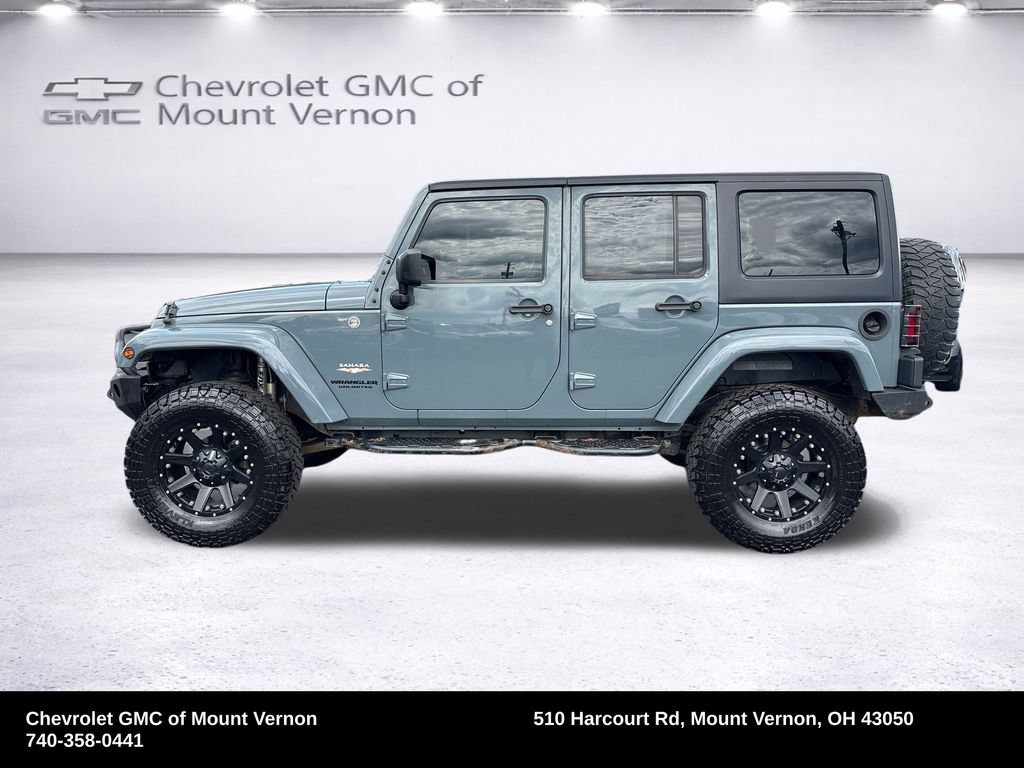 Used 2015 Jeep Wrangler Unlimited Sahara with VIN 1C4BJWEG1FL648548 for sale in Mount Vernon, OH
