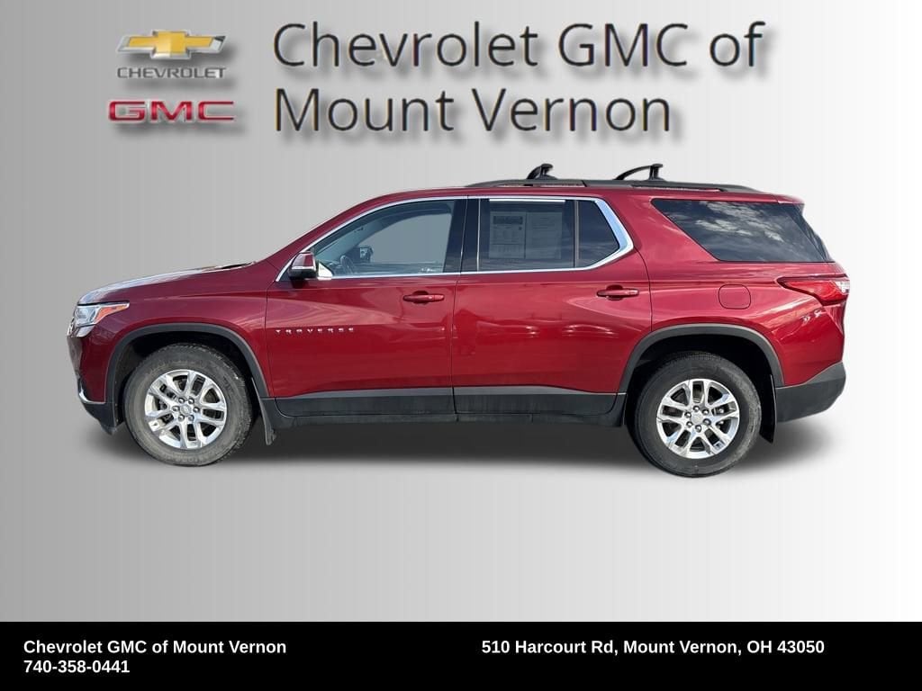 Used 2021 Chevrolet Traverse 1LT with VIN 1GNEVGKW1MJ181960 for sale in Mount Vernon, OH
