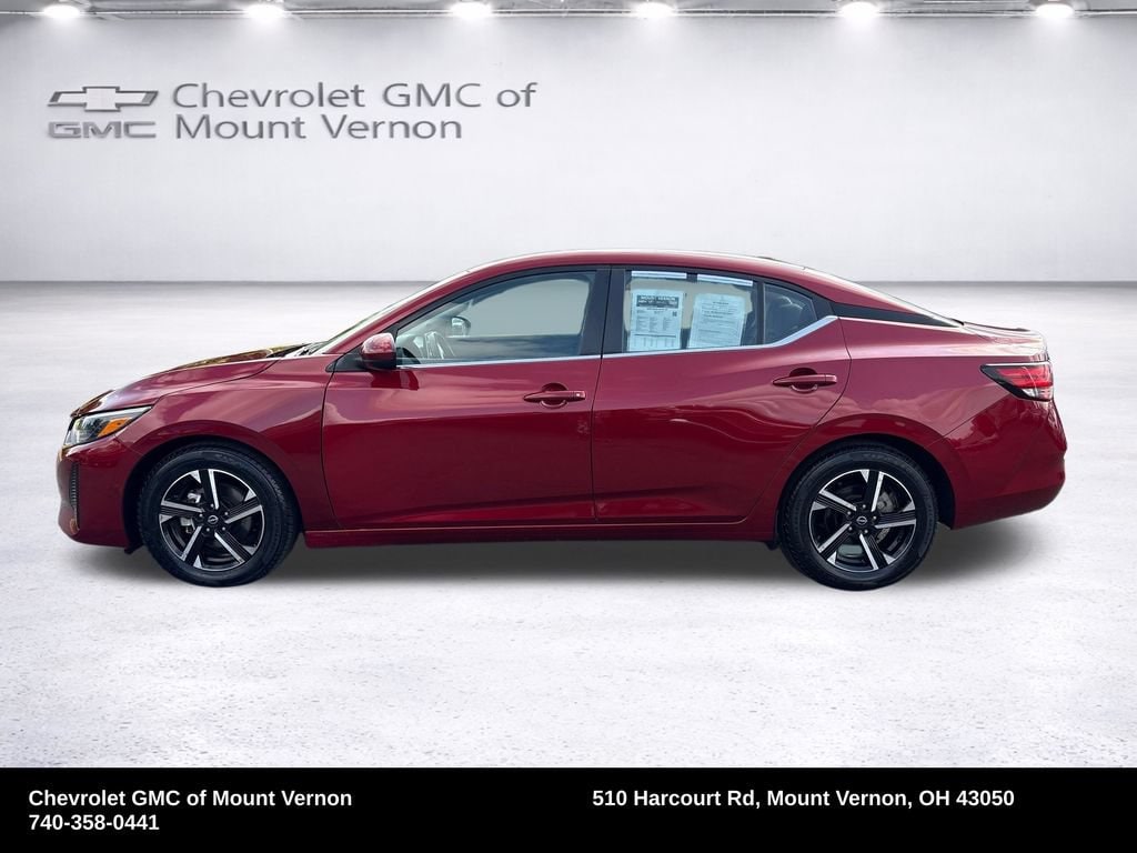 Used 2025 Nissan Sentra SV with VIN 3N1AB8CVXSY291428 for sale in Mount Vernon, OH