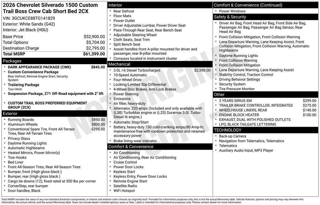 2026 Chevrolet Silverado 1500 Custom Trail Boss - Photo 11