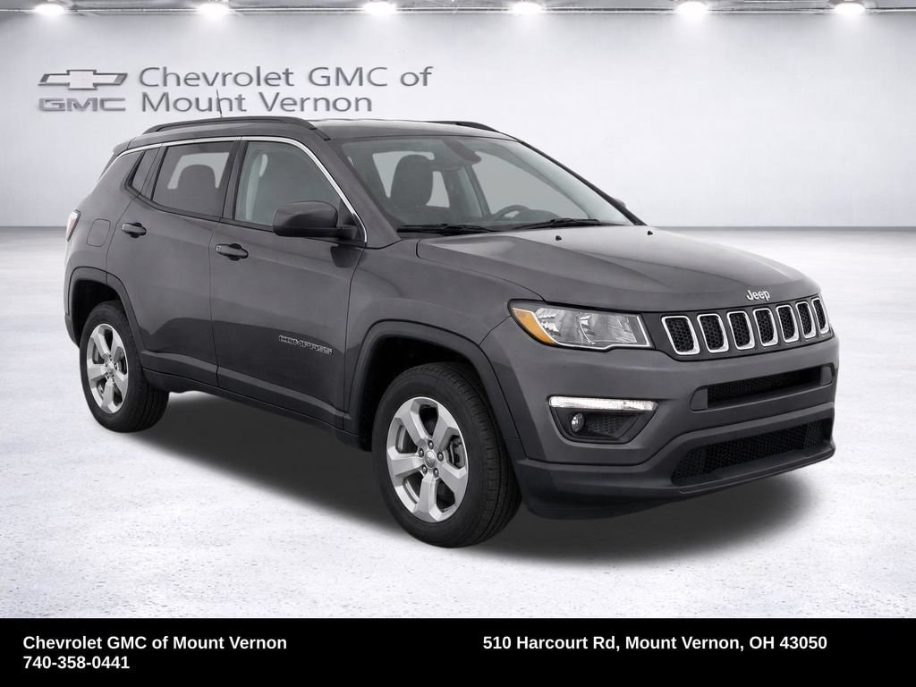 Used 2019 Jeep Compass Latitude with VIN 3C4NJDBB3KT834424 for sale in Mount Vernon, OH