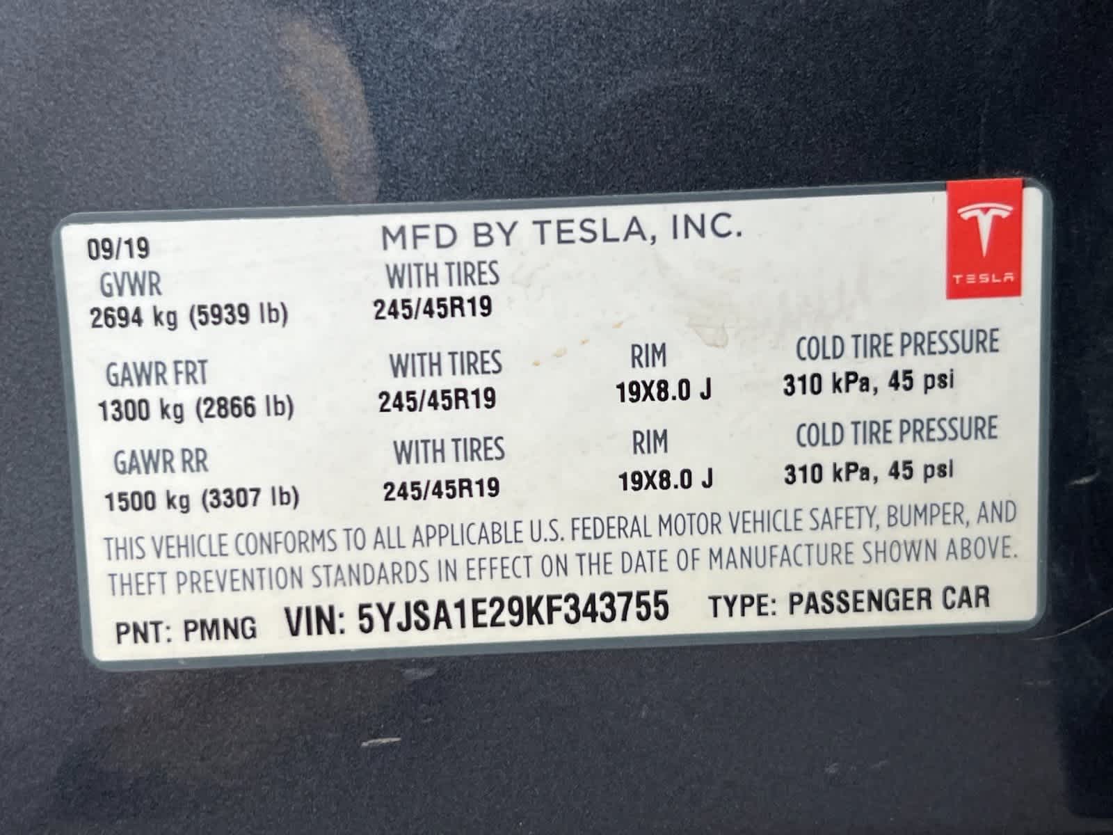 Thumbnail: 2019 Tesla Model S - 29