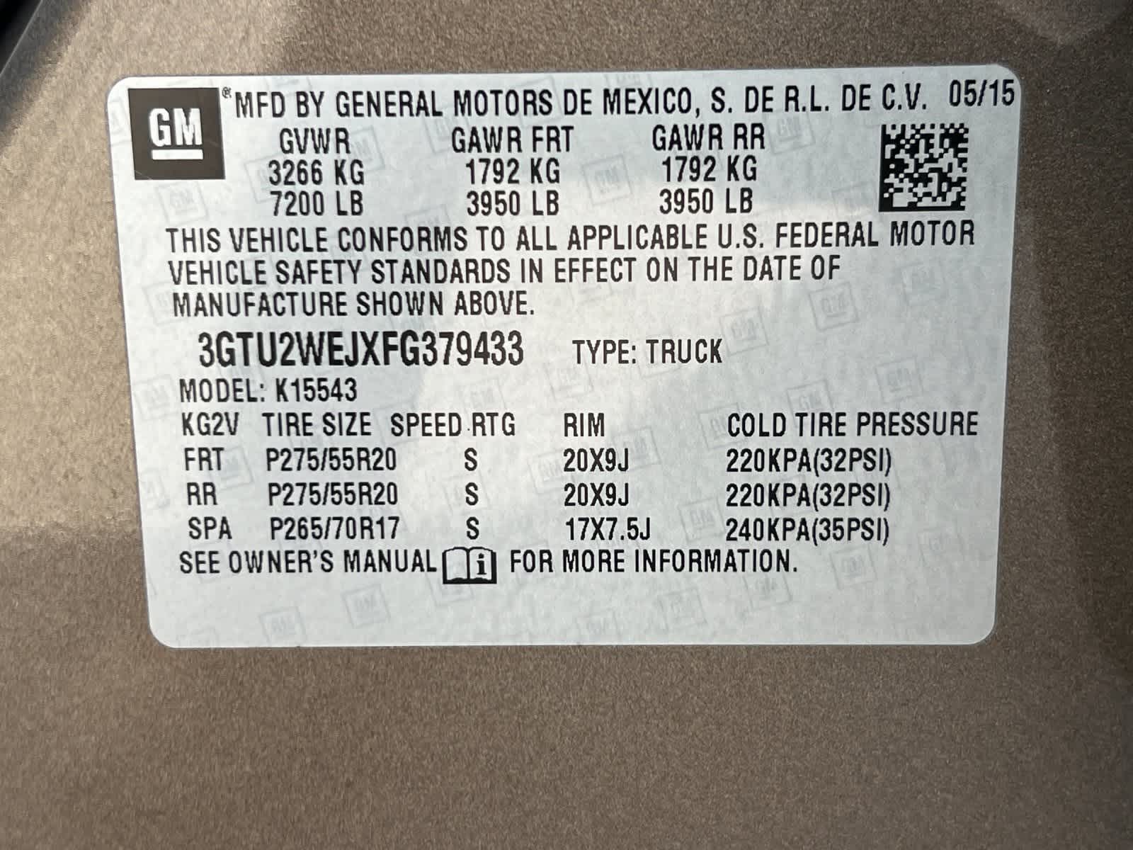 Thumbnail: 2015 GMC Sierra 1500 - 27