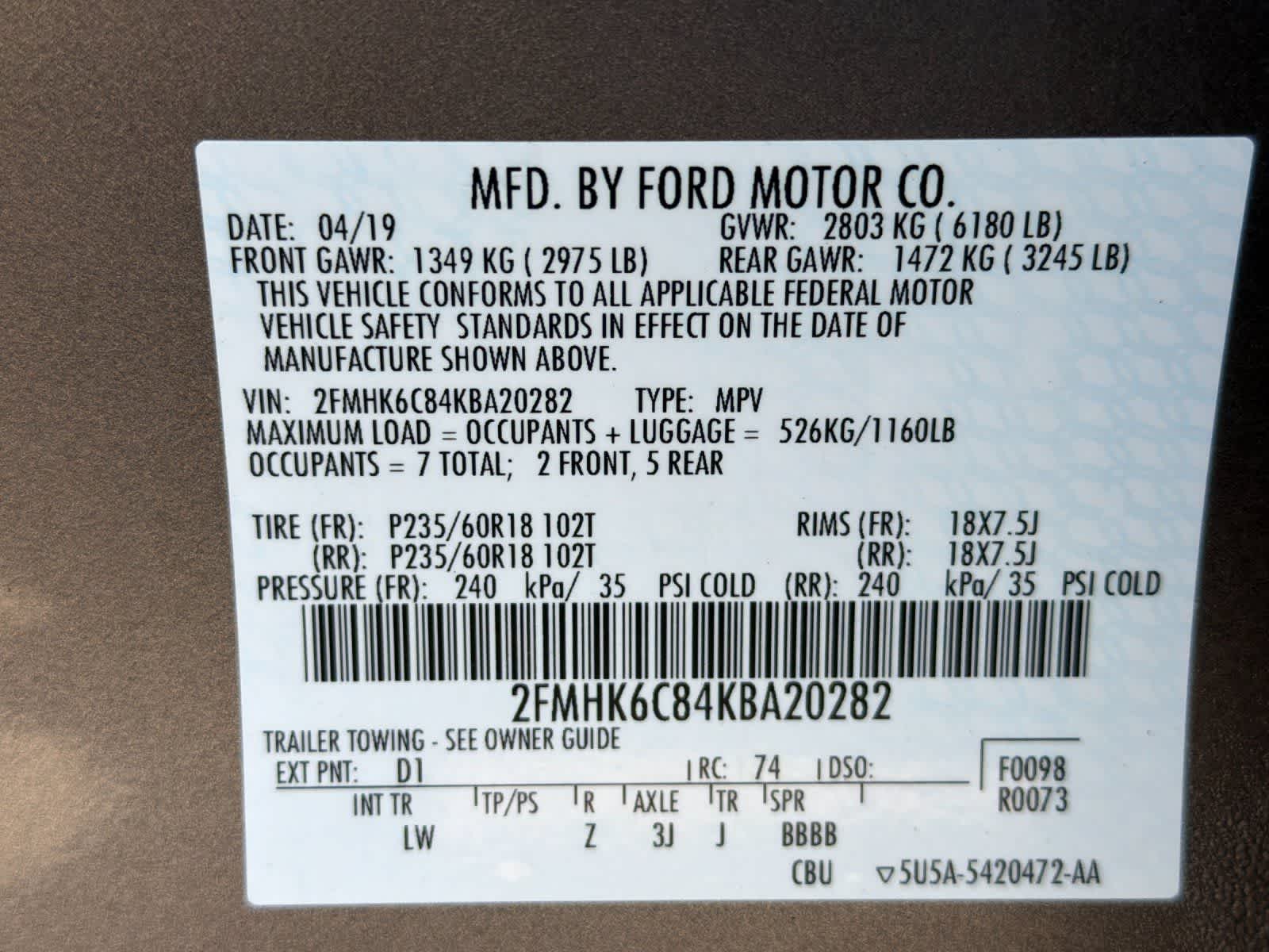 Thumbnail: 2019 Ford Flex - 30