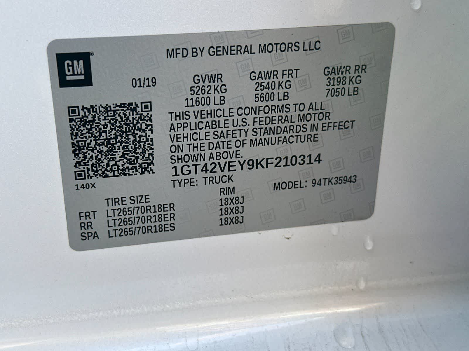 Thumbnail: 2019 GMC Sierra 3500 - 28