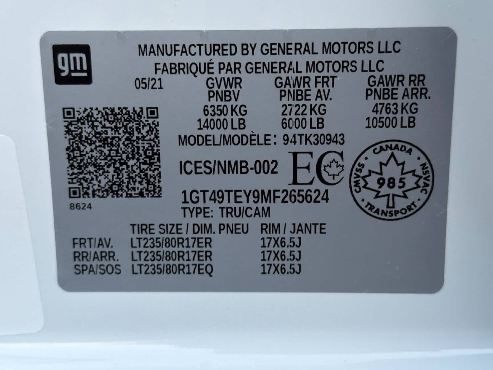 Thumbnail: 2021 GMC Sierra 3500 - 27