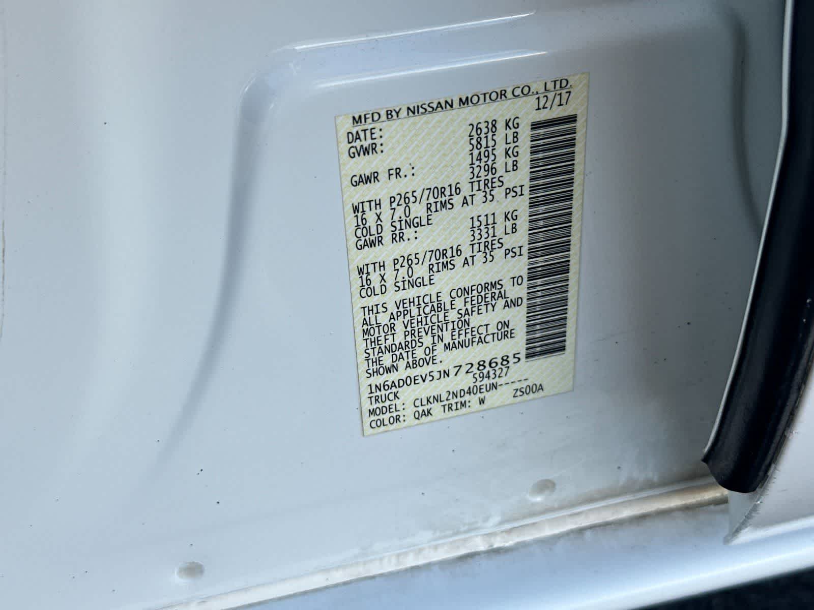 Thumbnail: 2018 Nissan Frontier - 26