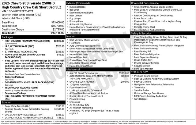 2026 Chevrolet Silverado 2500 HD High Country - Photo 33