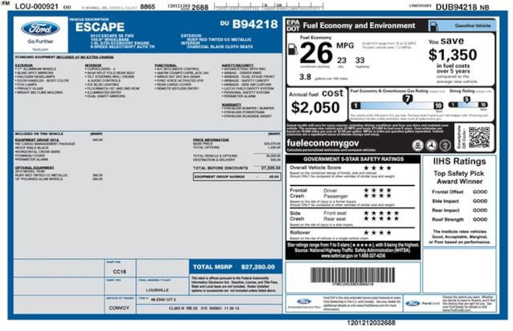 Used 2013 Ford Escape SE