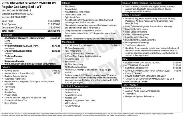 2025 Chevrolet Silverado 2500 HD Work Truck - Photo 4
