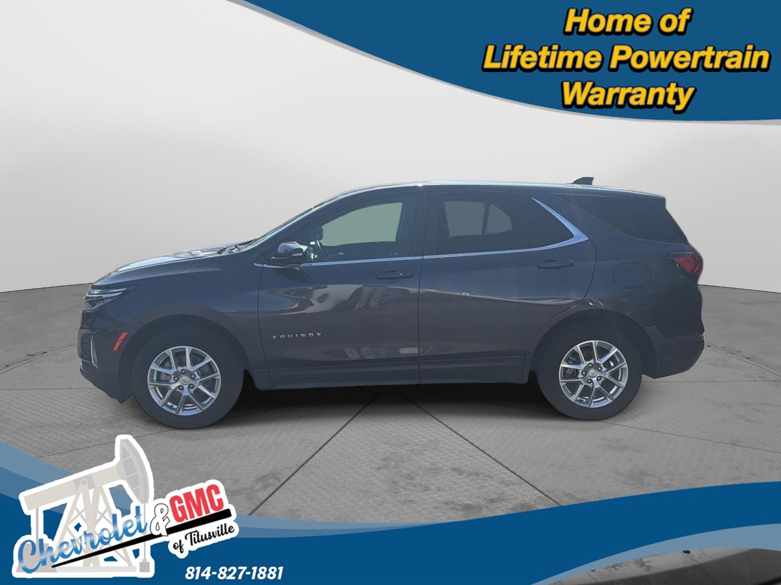 Used 2022 Chevrolet Equinox LT with VIN 2GNAXUEV4N6117968 for sale in Titusville, PA
