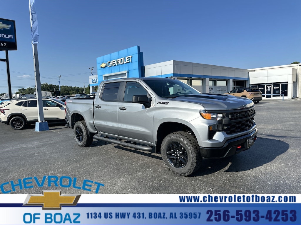 New 2026 Chevrolet Silverado 1500 Custom Trail Boss Truck