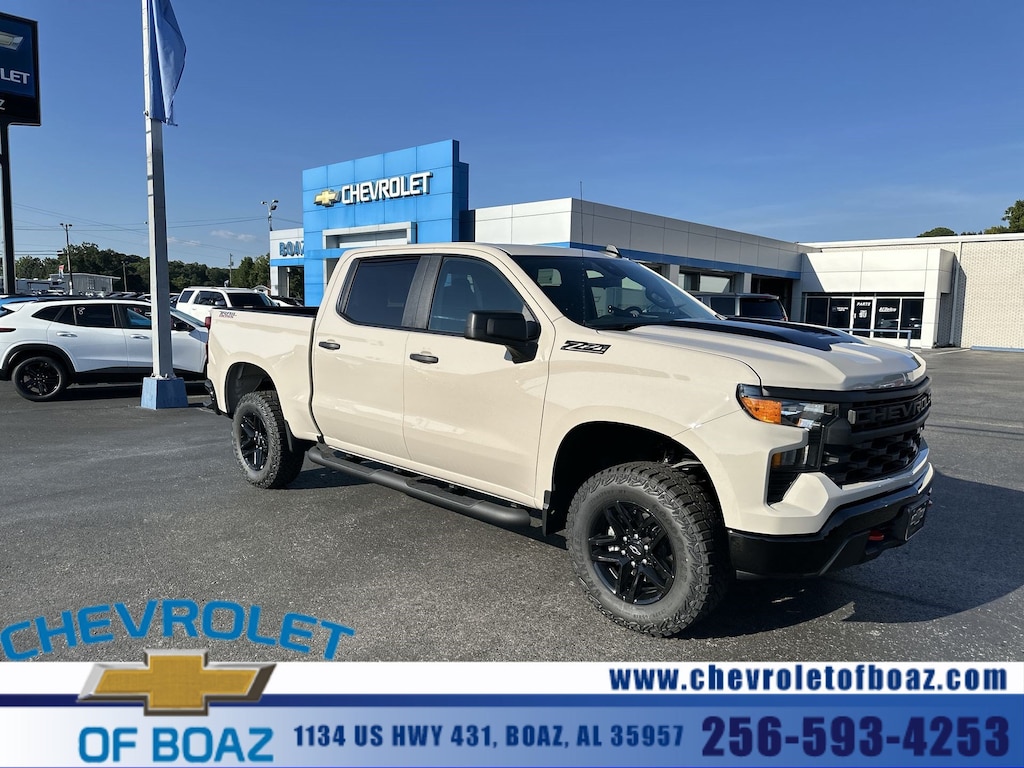 New 2026 Chevrolet Silverado 1500 Custom Trail Boss Truck