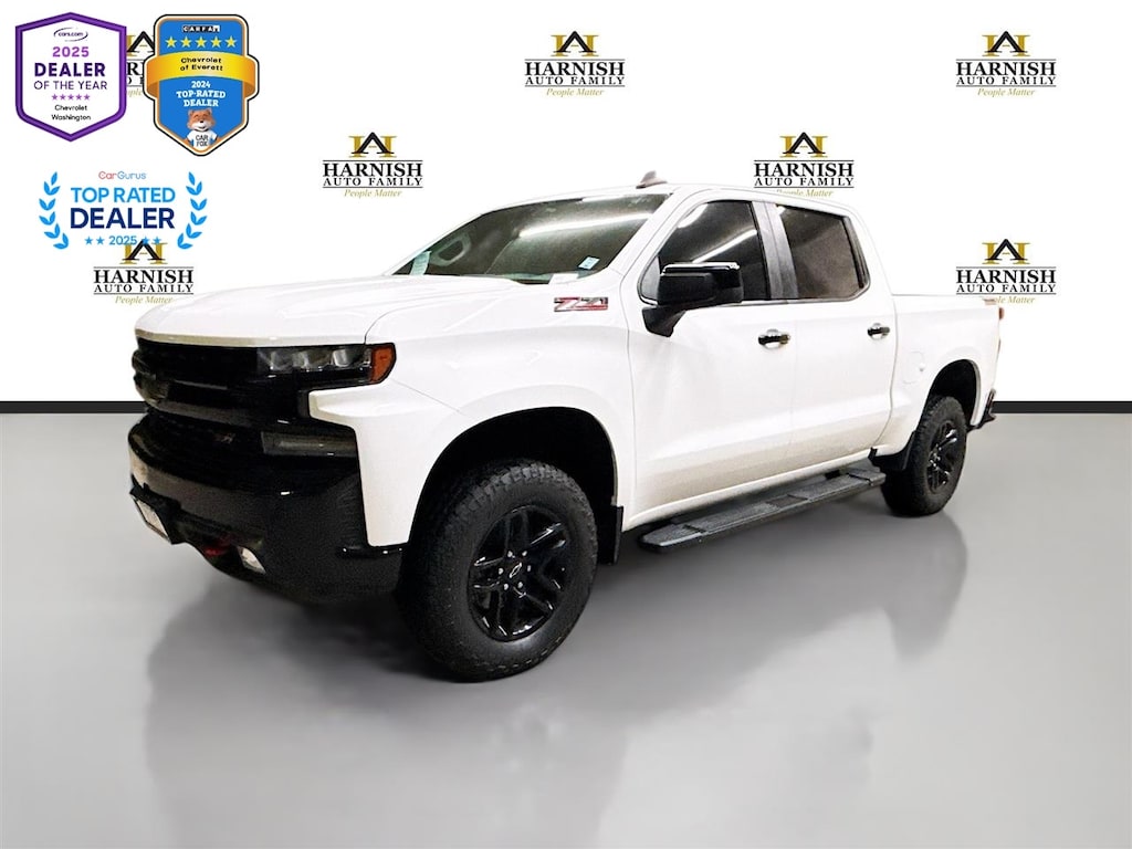 Used 2019 Chevrolet Silverado 1500 LT Trail Boss Truck Crew Cab