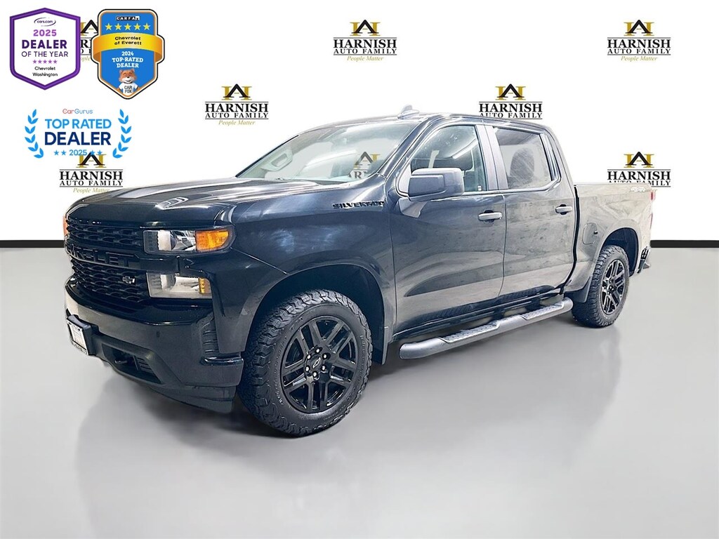 Used 2021 Chevrolet Silverado 1500 Custom Truck Crew Cab