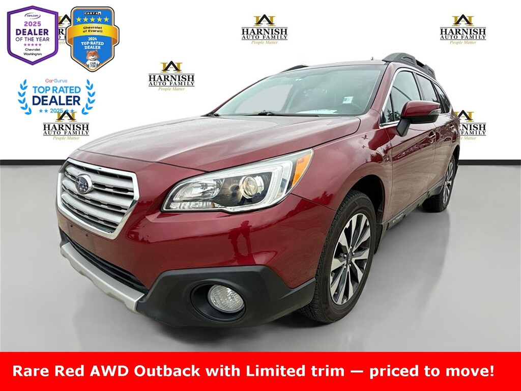 Used 2015 Subaru Outback 2.5i Limited w/Moonroof/KeylessAccess/Nav/EyeSight SUV
