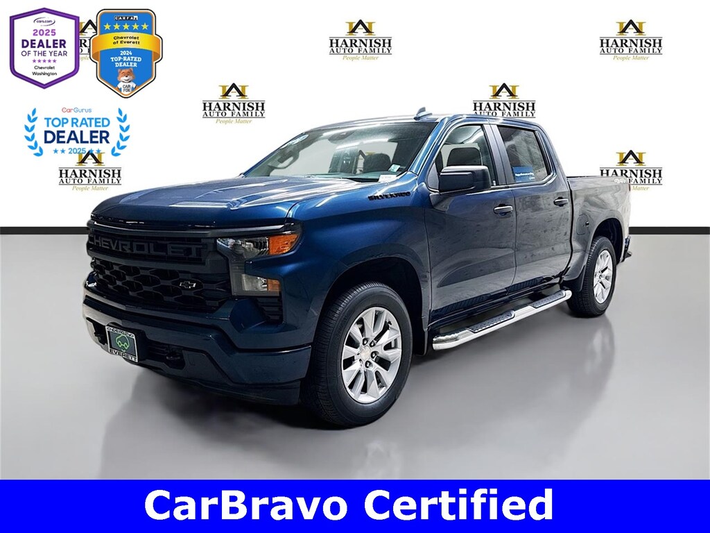 Used 2022 Chevrolet Silverado 1500 Custom Truck Crew Cab