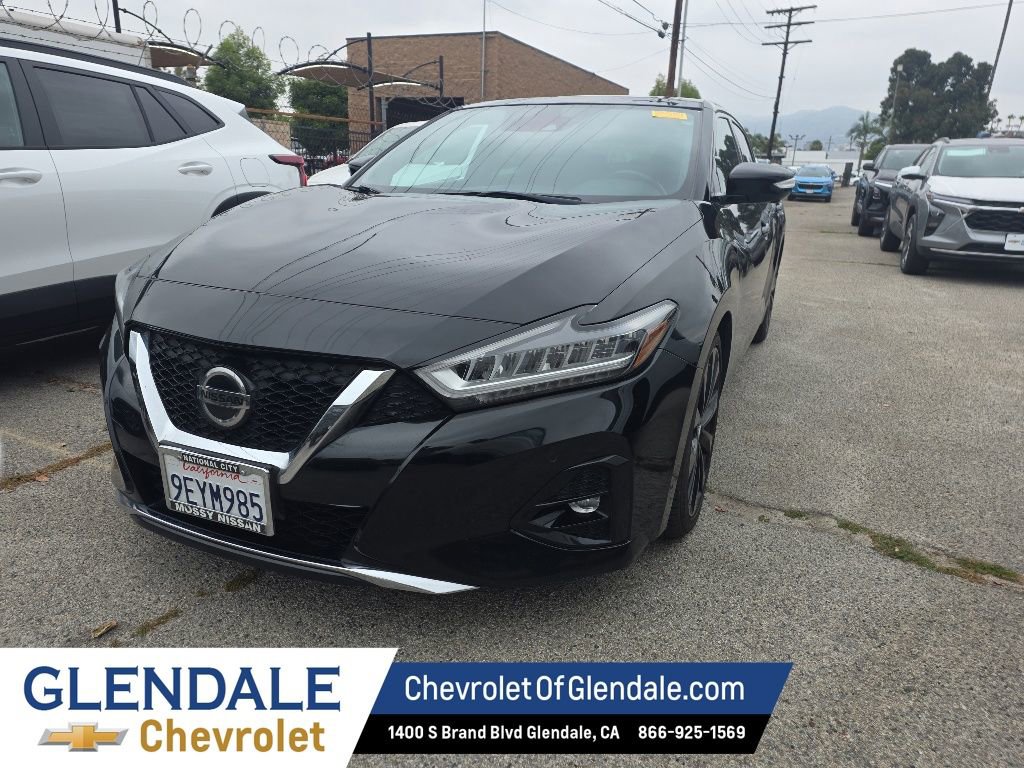 Used 2019 Nissan Maxima SR with VIN 1N4AA6AV1KC381184 for sale in Glendale, CA