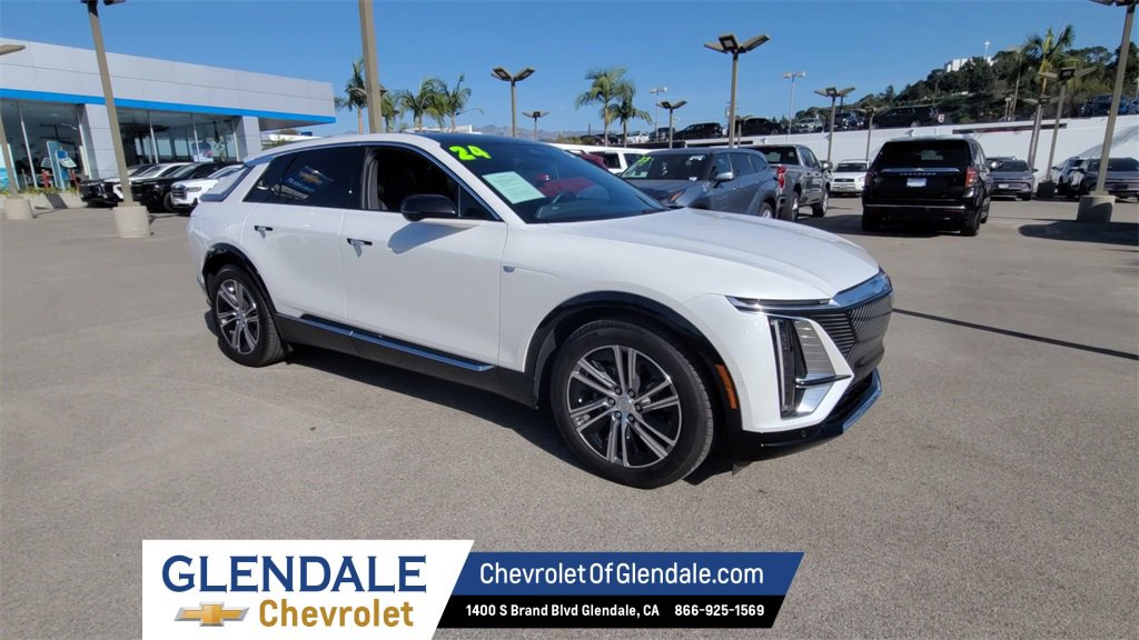 Used 2024 Cadillac LYRIQ Luxury 1 with VIN 1GYKPPRK0RZ124208 for sale in Glendale, CA