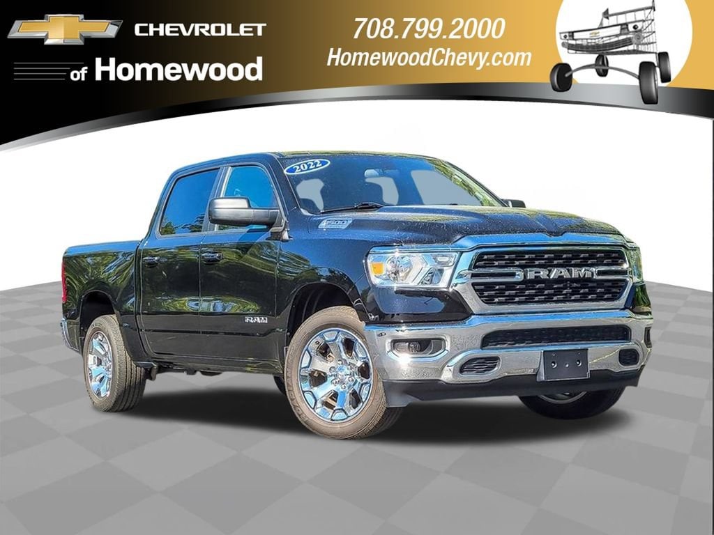 Used 2022 Ram 1500 Big Horn Crew Cab 4x4 57 Box Truck