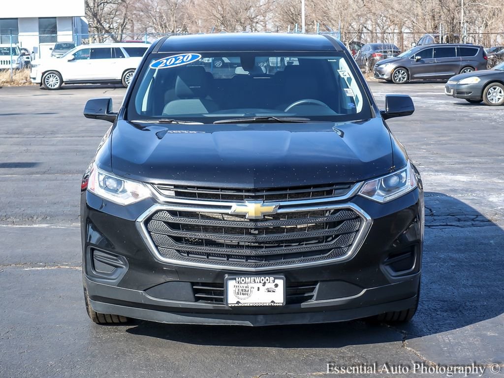 Used 2020 Chevrolet Traverse LS with VIN 1GNEVFKW4LJ309388 for sale in Homewood, IL
