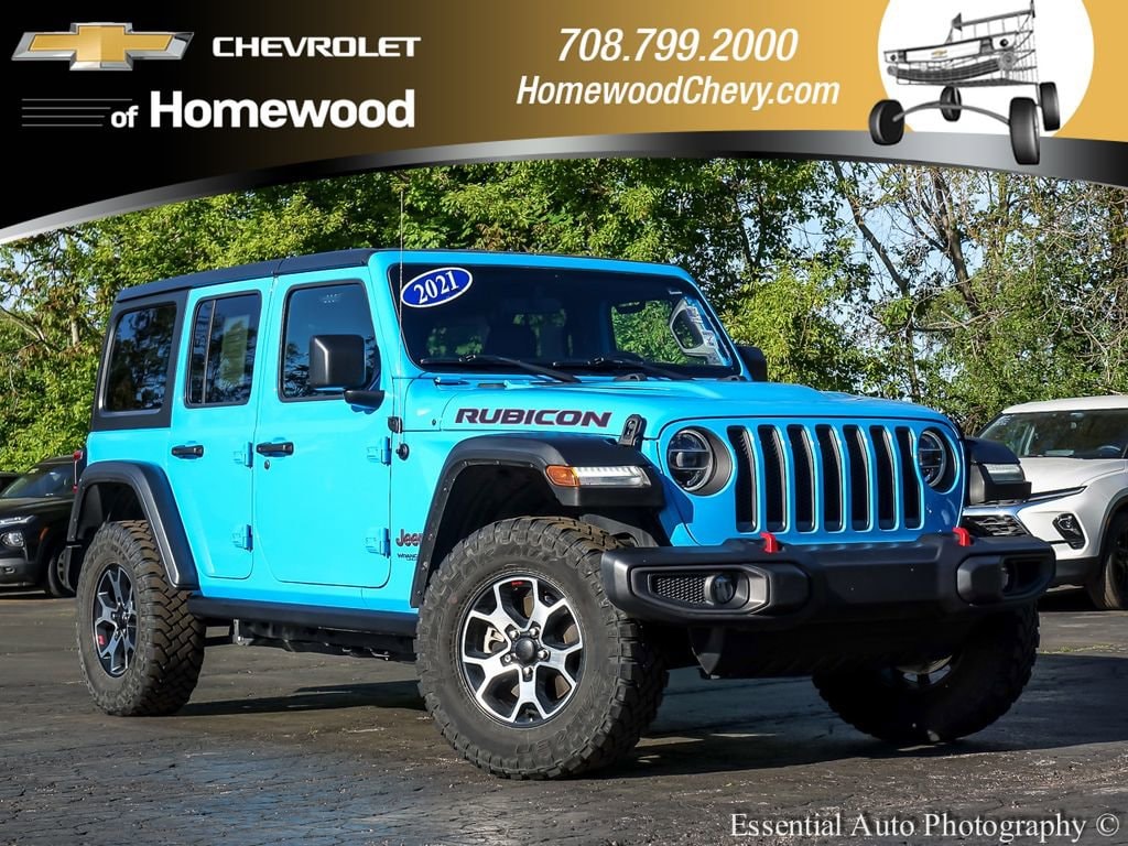 Used 2021 Jeep Wrangler Unlimited Rubicon 4x4 SUV
