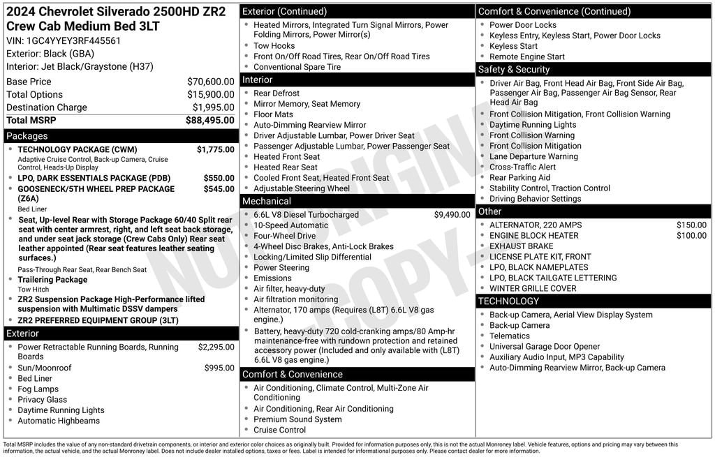 Used 2024 Chevrolet Silverado 2500 HD ZR2 Truck