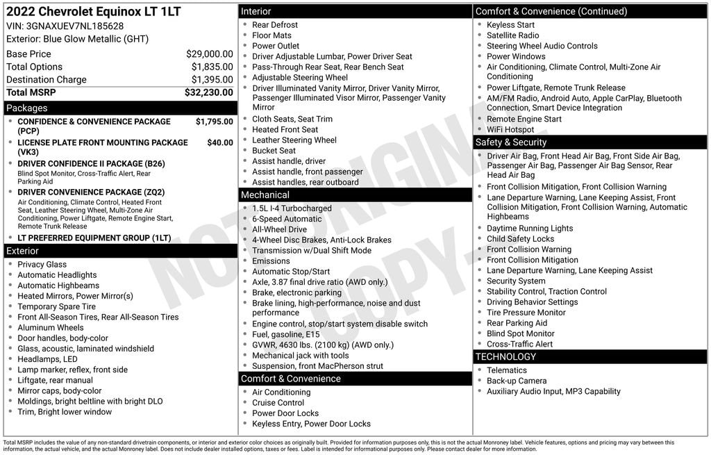Used 2022 Chevrolet Equinox LT SUV