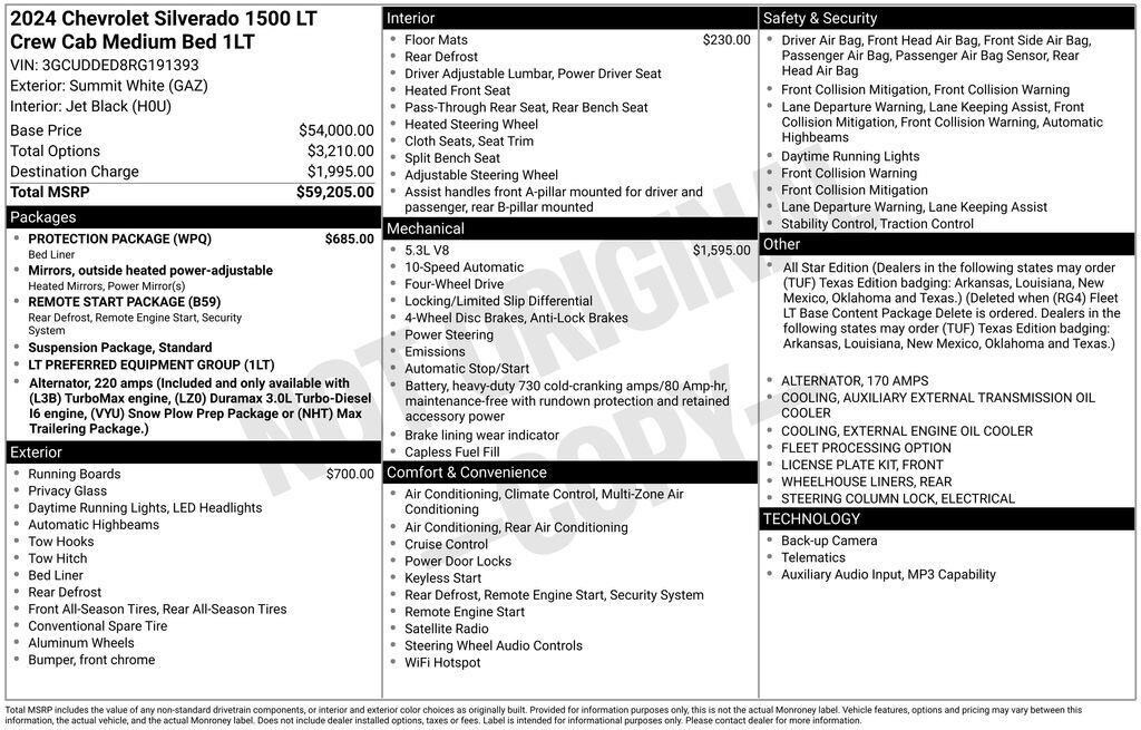 Used 2024 Chevrolet Silverado 1500 LT Truck