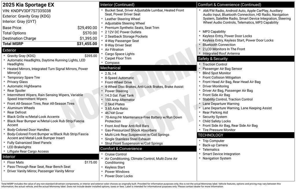 Used 2025 Kia Sportage EX