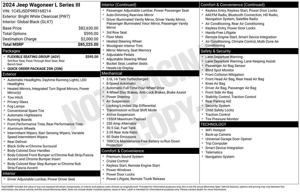 Used 2024 Jeep Wagoneer L Series III