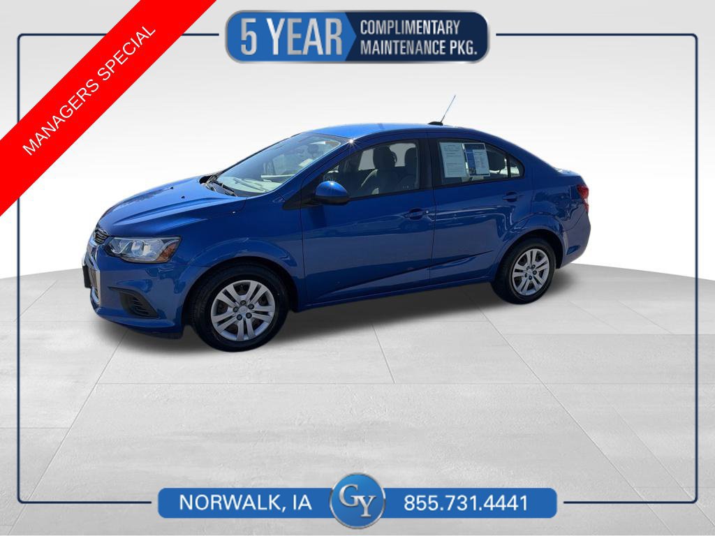 Used 2020 Chevrolet Sonic LS with VIN 1G1JB5SB4L4143209 for sale in Norwalk, IA