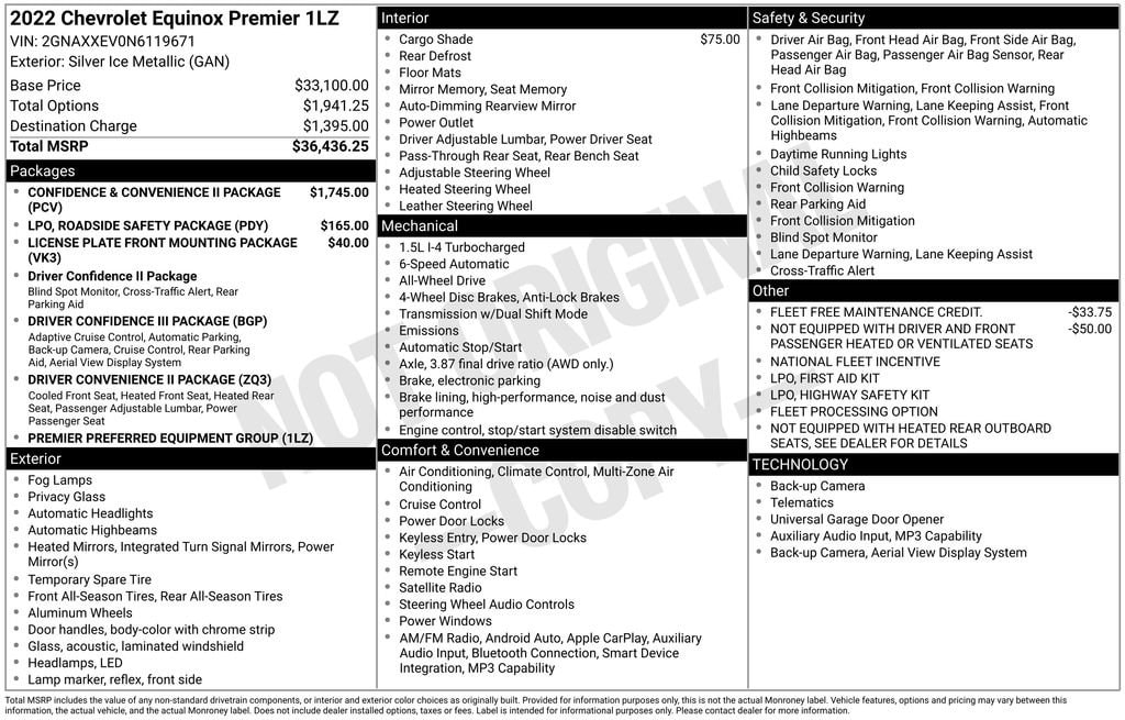 Used 2022 Chevrolet Equinox Premier SUV