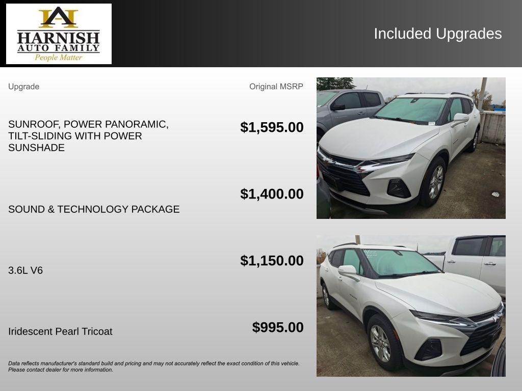 Used 2021 Chevrolet Blazer LT w/3LT SUV