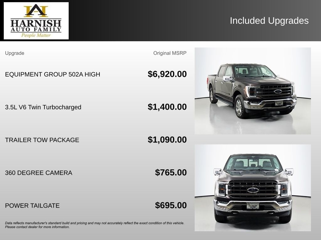 Used 2021 Ford F-150 Truck SuperCrew Cab