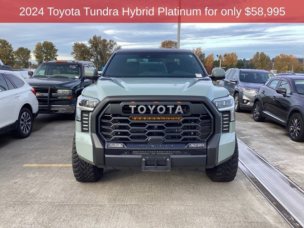 Used 2024 Toyota Tundra i-FORCE MAX Platinum Truck CrewMax