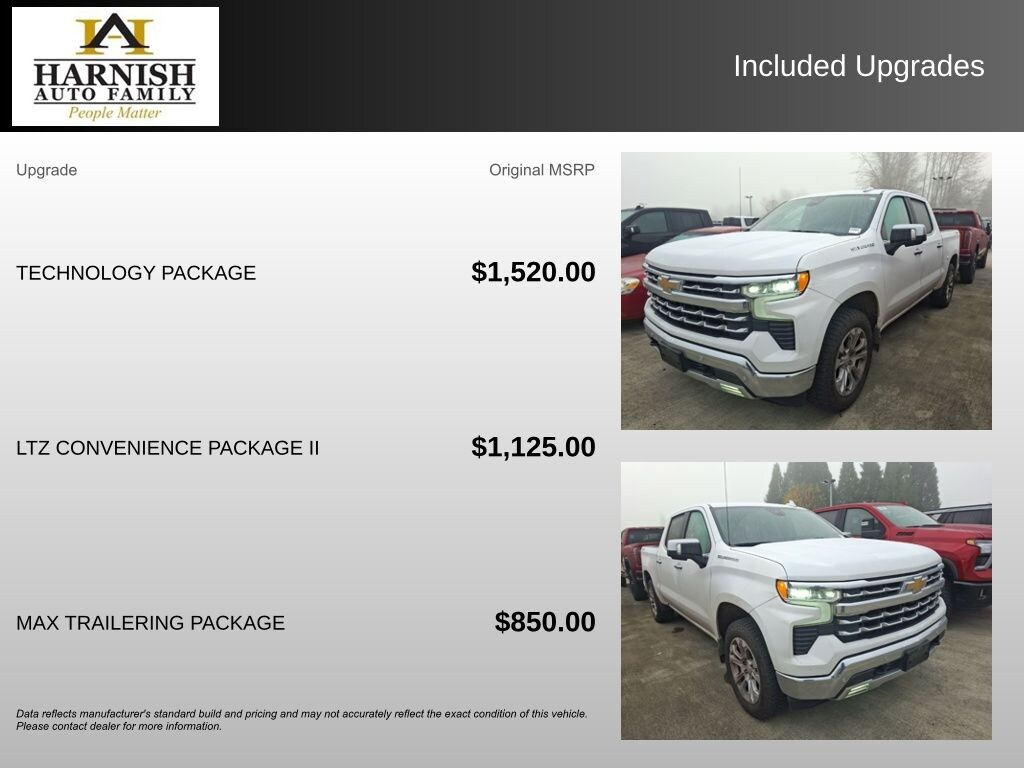 Used 2023 Chevrolet Silverado 1500 LTZ Truck Crew Cab