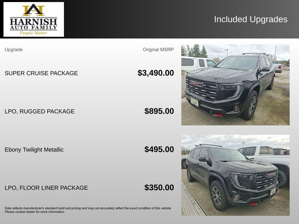 Used 2025 GMC Acadia AT4 SUV