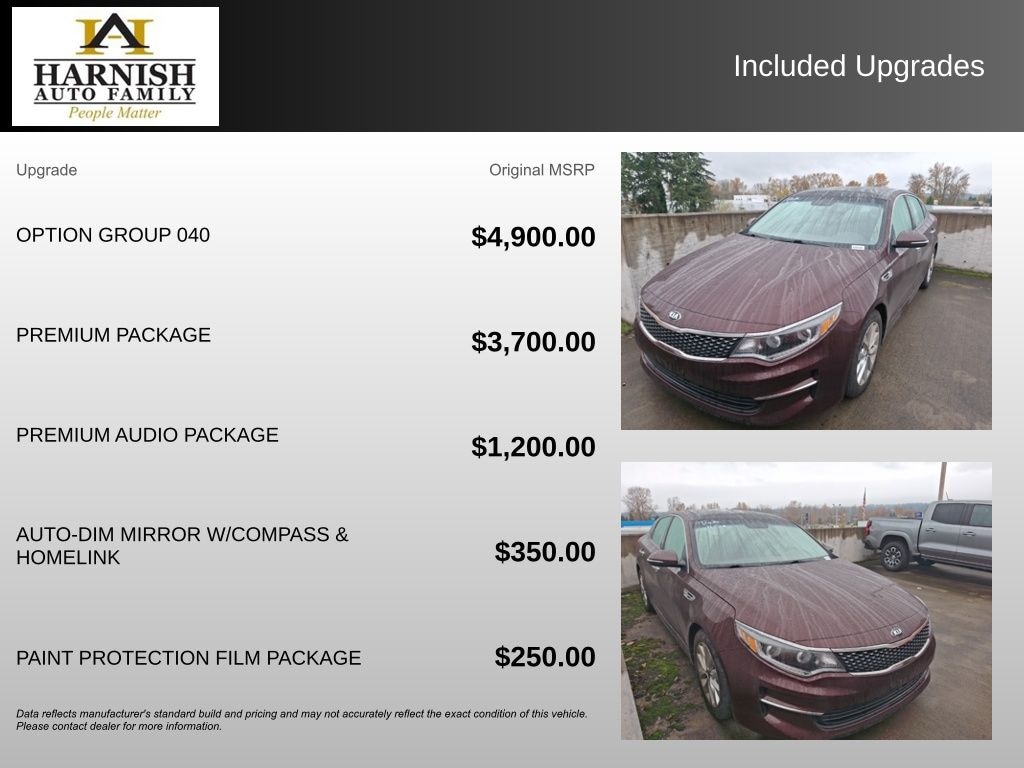 Used 2016 Kia Optima EX Sedan