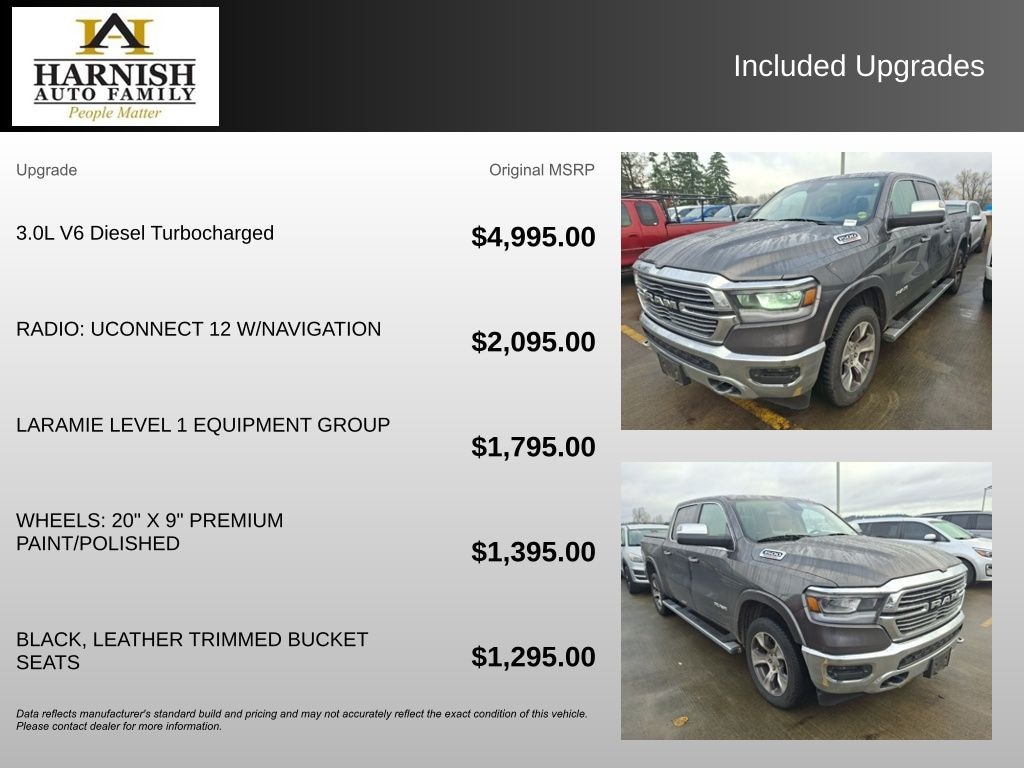 Used 2020 Ram 1500 Laramie Truck Crew Cab